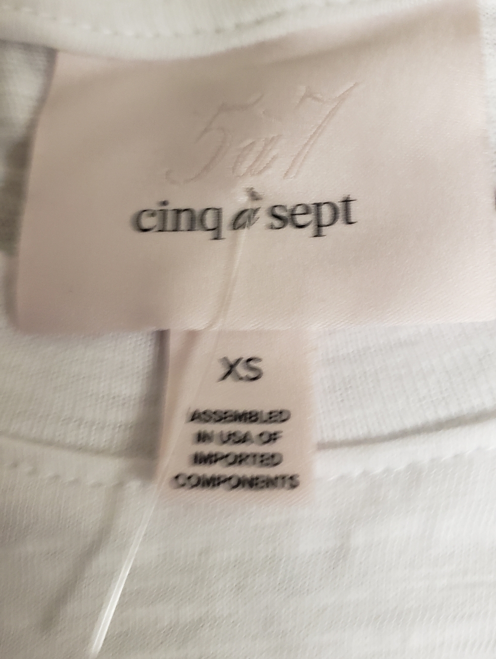 Sinq a sept samantha seersuker layered look top - Picture 2 of 6